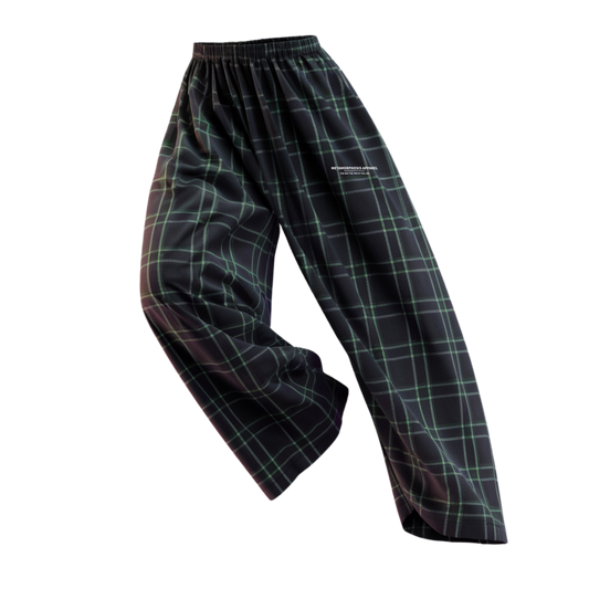 Mens Flannel Plaid Pant