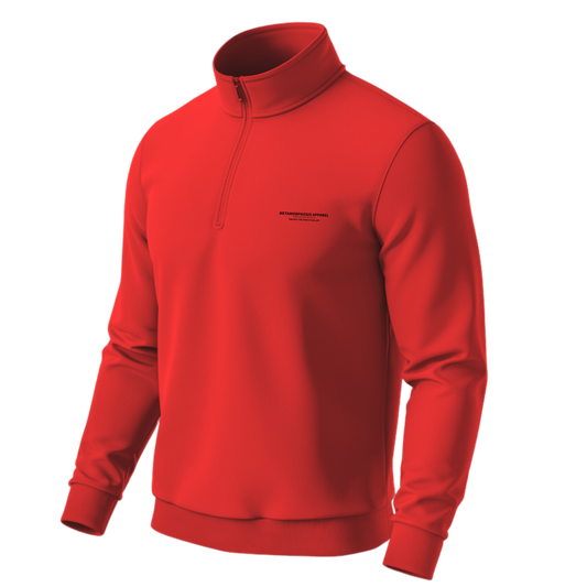 Collar Quarter-Zip Sweatshirt