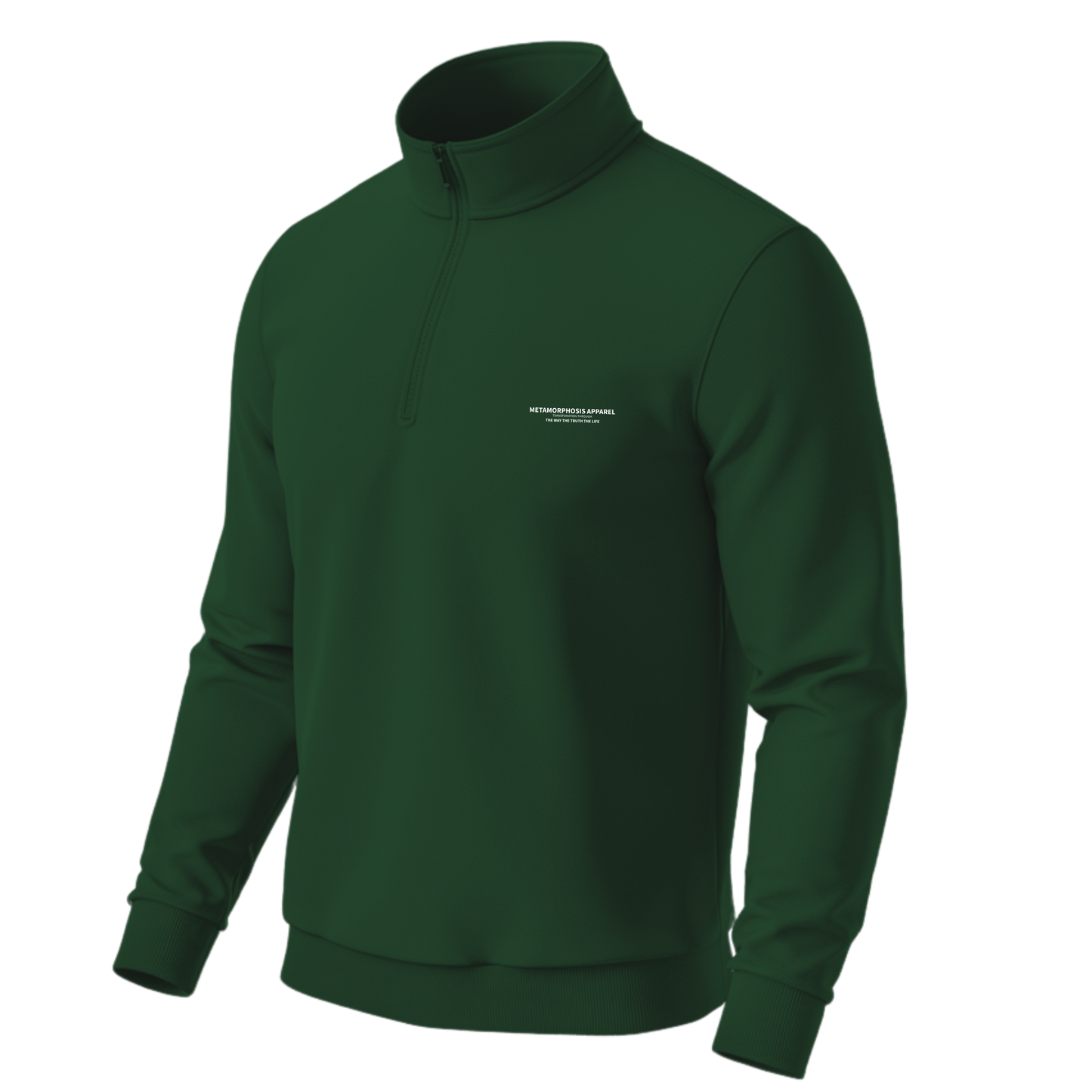 Collar Quarter-Zip Sweatshirt